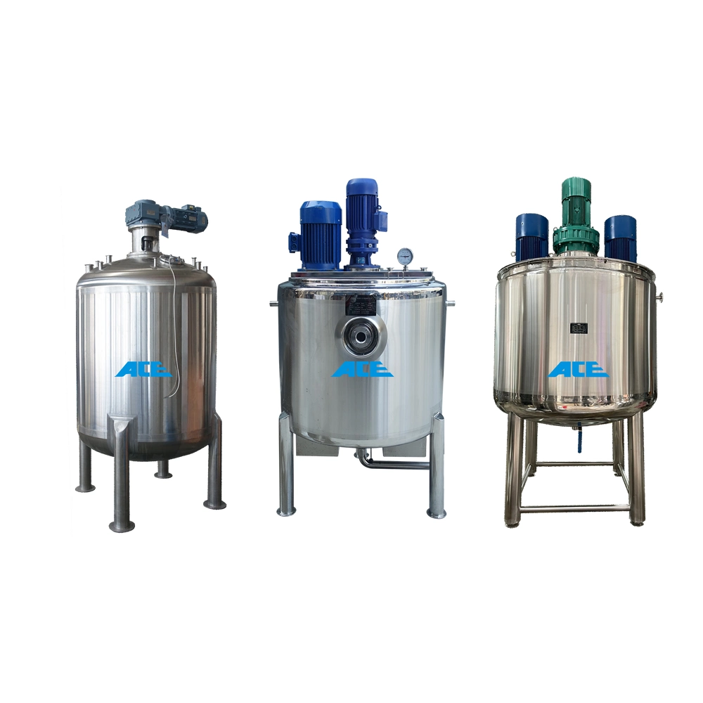 Low-Price Sanitary Chemical Stainless Steel 1500L Mixing Mixer Double Jacket Pressure Vertical Agitator Tank Vessel
