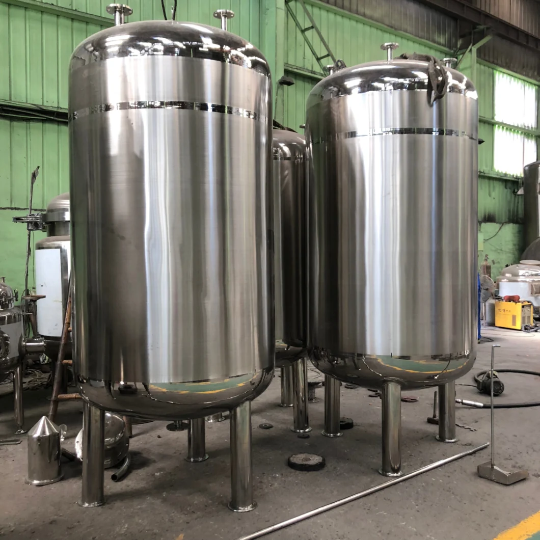 Customized Chemical Alcohol Edible Oil Water Stainless Steel Storage Tank