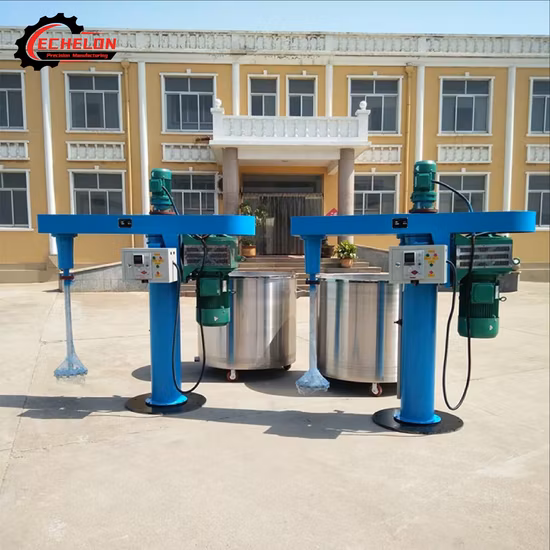 Double industriel avec le disperseur pour l'huile de mélangeur planétaire hydraulique de boue de batterie au lithium