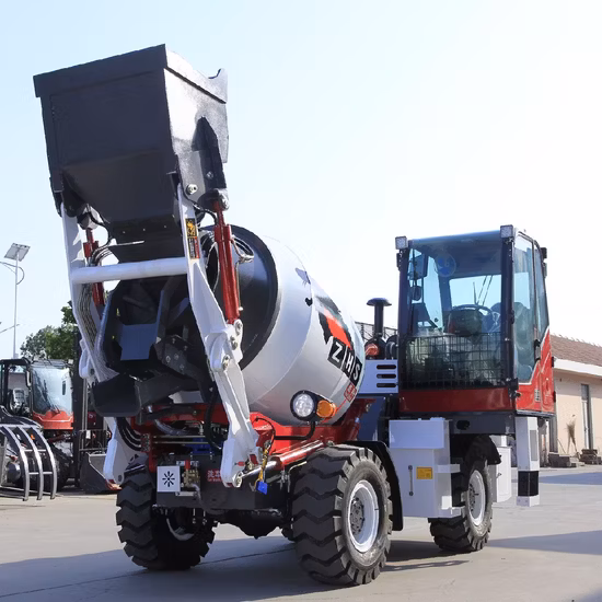 Rye20 Crawler-Type Self Feeding Intelligence Portable Industrial Essence Ciment/Bétonnière