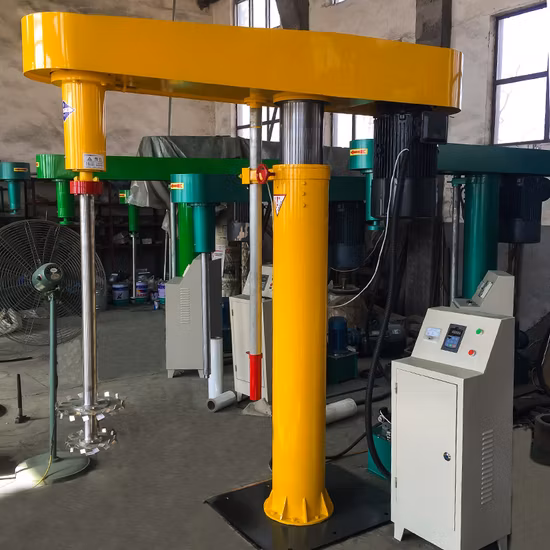 Dispersion d'agitateur à double arbre à grande vitesse du prix de gros 22kw, mélangeur à haute viscosité, dissolvant de matériau thixotrope