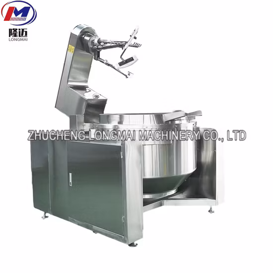 Marmite sous vide en acier inoxydable pour mélangeur industriel horizontal pour pâte de haricots à haute viscosité